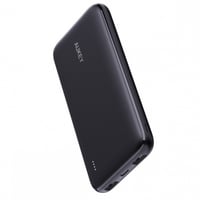 -- اوكي بطارية متنقلة نحيفة بسعة 10,000 أمبير أسود...