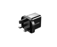 -- شاحن جداري ليفوري 25 واط منفذ PD - أسود