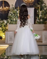 فستان مناسبات ابيض