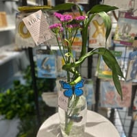 فازه سمك فايتر مع اعواد البامبو ( يمكن تغير التنسي...