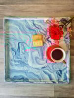 قالب سيليكون جاهز صحن مربع مقاس كبير(30سم*30سم)