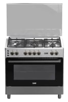 فرن اكسبير غاز 90*60 سم 5 عيون تركي استيل - XP960G...