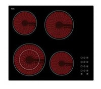 سطح بلت ان كهرباء ميديا 4 عيون 60 سم سيراميك اسود...