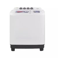 غسالة جنرال سوبريم 8 ك حوضين ابيض - GSTT80M