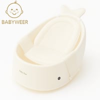 بانيو استحمام للأطفال بشكل الحوت مع شبكة مريحة