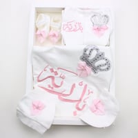 طقم مواليد بناتي5قطع