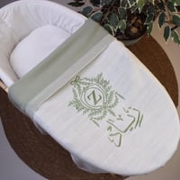 بطانية مواليد بوجهين بكتابة الاسم مع الثيم