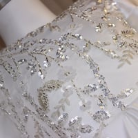 فستان بناتي مكسي سهرة مطرز بالكرستال