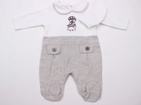 أفرول مواليد قطعتين بتطريز baby