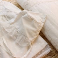 طقم استقبال بناتي فستان 3 قطع مزين بالتل