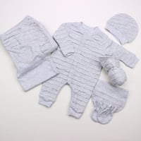 طقم بنمط الرمش 7 قطع لحديثي الولادة