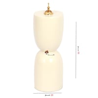 مبخرة رخام صناعي لون بيج