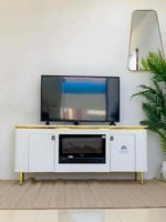 بلازما مع دفاية لون ابيض رجل ذهبي