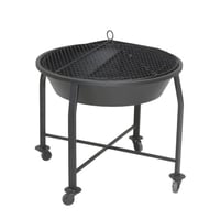 منقل حطب مع كفرات