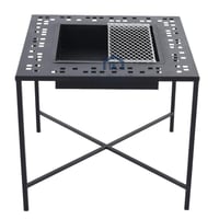 منقل مربعه قص ليزر لون اسود مطفي