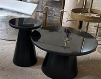 طاولتين عمود صاج سطح مراية