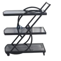 عربية ثلاثة دور تصميم حديث لون اسود