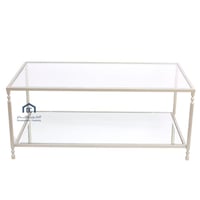 طقم طاولات تقديم 5 قطعه لون شمباني