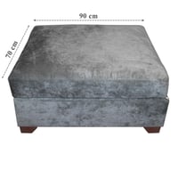 كنب زاوية 300×175×85 لون رمادي