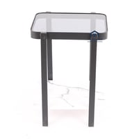 طاولة قهوة مع 4 طاولات قهوه دورين سطح خشب ابيع مع...