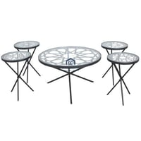 طقم طاولات قهوة دائرية فاخرة بتصميم مبتكر وانيق