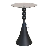 طاولة خدمة فخمة مصنوعه من الرخام الصناعي سطح زجاج