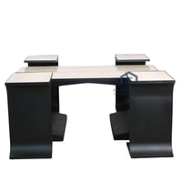 طقم طاولة مع 4 خدمة سطح بديل رخام قاعدة معدن لون ا...