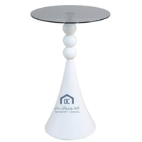 طاولة خدمة فخمة مصنوعه من الرخام سطح زجاج