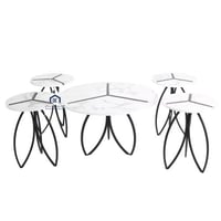 طقم طاولات ضيافة تصميم حديث 5 قطعه