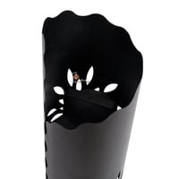 مبخرة حديد قص ليزر لون أسود