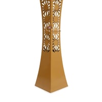 مبخر ة حديد لون ذهبي مصنوعة قص بالليزر