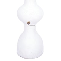 طاولة خدمة رخام صناعي لون ابيض خشن سطح زجاج شفاف