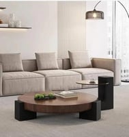 طاولة قهوة قشرة جوز