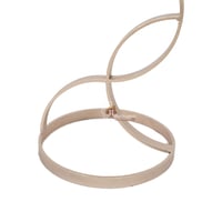 طاولة خدمة قاعدة حديد لون مكس و سطح زجاج لون بني