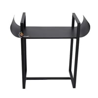 طاولة مدخل كونسول حديد كامل لون أسود