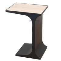 طاولة خدمة بتصميم عصري سطح بديل رخام قاعدة معدن