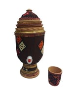 جره فخار المدينه مع كاسه