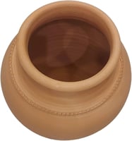 زير فخار مع قاعده فخار طبيعي خال من المواد الصناعي...