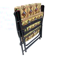 كرسي رحلات قابل للطي , مبطن اسفنجي مريح