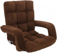 كرسي ارضي مبطن اسفنجي قابل للطي والتعديل 5 درجات ل...