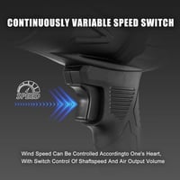 منفاخ أوراق لاسلكي قوي، منفاخ غبار محمول صغير مزود...