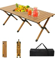 طاوله رحلات ممتاز مقاس 120سم ×60سم×43سم