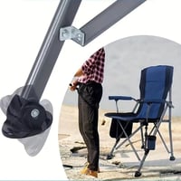 كرسي طي قابل للحمل مع جيب جانبي، كرسي قابل للطي، م...