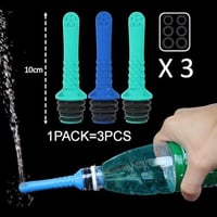 انبوبة شطافة محمولة للمرحاض، 3 قطع، عبوة سفرية عال...