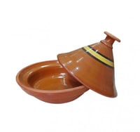 طاجن فخار حراري لطهي الطعام على الفرن او النار الم...