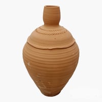 شربه فخار طبيعي احمر