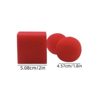 1 مجموعة إسفنج سحري، تشمل إسفنجات مشكلة من دائري إ...