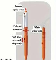 قلم مسدس ماء فكاهي 1/2، قلم مزح سحري