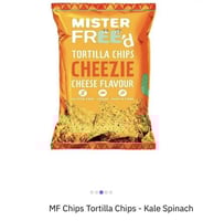 رقائق التورتيلا المقرمشة بالذرة بنكهة الجبن النبات...
