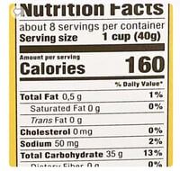 رقائق الذرة العضوية التقليدية